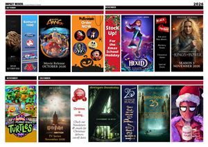 Movie Release Timeline 2026