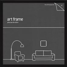 Classic Frame - Black - Fits 60x60cm Print