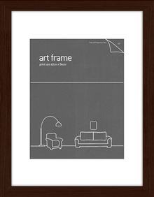 Deluxe Frame - Rustic Oak - Fits up to 37x49cm Print
