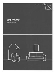 Classic Frame - White - Fits 60x80cm Print