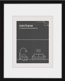 Deluxe Frame - Black - Fits up to 18x23cm Print