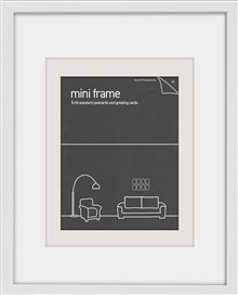 Deluxe Frame - White - Fits up to 18x23cm Print