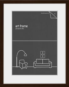 Deluxe Frame - Rustic Oak - Fits up to 29.5x38cm Print