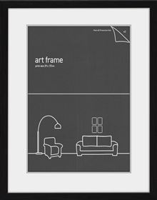Deluxe Frame - Black - Fits up to 29.5x38cm Print