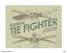 The Mandalorian TV - Tie Fighter - 40 x 50 Print