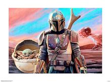 The Mandalorian TV - Planetscape - 60 x 80 Print