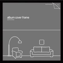 Classic Album Frame - Black - Fits 30.5x30.5cm Print
