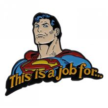 DC Comics Superman Ltd Edn Pin Badge
