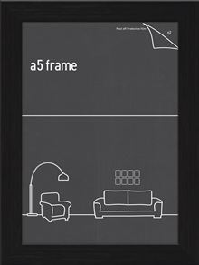 Classic Frame - Black - Fits A5 Print