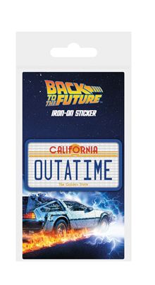 Back To The Future - License Plate - Iron-On Patch