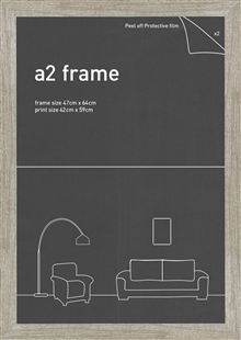 Classic Frame - Ash - Fits A2 Print