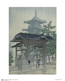 Yoshido - De Zensetsu Temple - 40 x 50