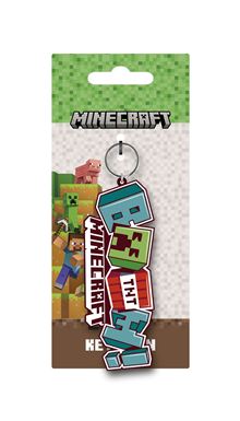 Minecraft - Boom - Moulded Keyring