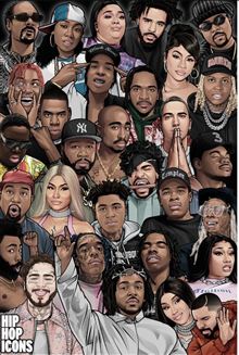 Hip Hop - Icons - Reg Poster