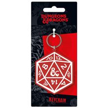 Dungeons & Dragons - Dice - Moulded Keyring