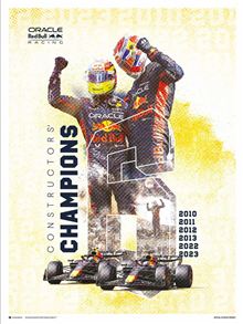 Red Bull Racing - F1 Champions 2023 - 60 x 80 Print