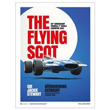 Sir Jackie Stewart - Nürburgring 1969 - 30 x 40 Print