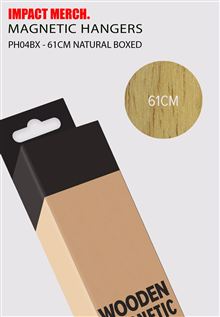 Wooden Hanger 61cm - Natural Boxed - Fits Regular Poster 61 x 91.5