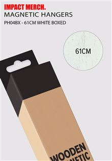 Wooden Hanger 61cm - White Boxed - Fits Regular Poster 61 x 91.5