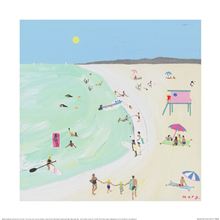 Mary Donald - Hazy Beach Days - 40 x 40 Print