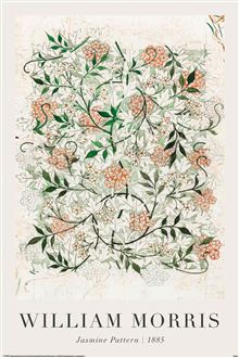 William Morris - Jasmine In Progress - Reg Poster