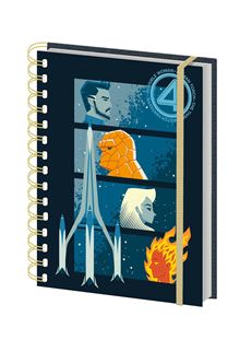 The Fantastic Four - Characters Grid - A5 Wiro Notebook