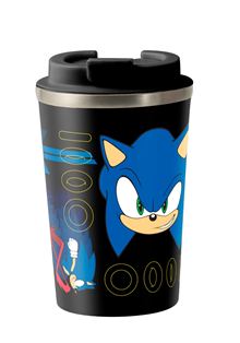 Sonic the Hedgehog - Lets Go - 350ml Metal Travel Mug