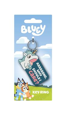 Bluey - Why Should I Care - Moulded Keyring  - Independent Retail Only