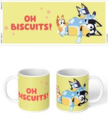 Bluey - Oh Biscuits - White Mug  - Independent Retail Only