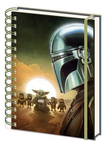 The Mandalorian & Grogu - Sunset - A5 Wiro Notebook