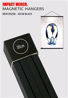 Wooden Hanger 30cm - Black - Fits A3 Portrait Print