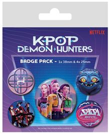 KPop Demon Hunters - Multi 1 - Badge Mixed 5 Pack