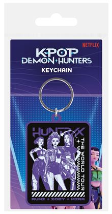KPop Demon Hunters - Huntrix Purple - Moulded Keyring