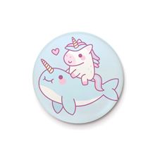 Rusty Doodle - Narwhal - 25mm Pin Badge