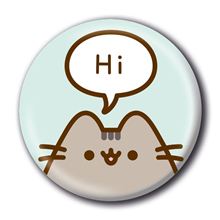 Pusheen - Hi - 25mm Pin Badge