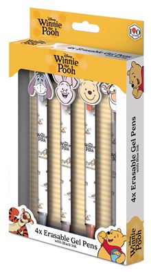 Winnie The Pooh - Characters - Erasable Gel Pen 4 pack