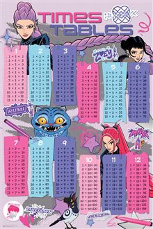 KPop Demon Hunters - Times Tables - Reg Poster
