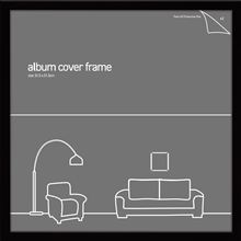 Classic Album Frame - Black - Fits 31.5x31.5cm Print