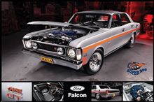 Ford - Falcon XYGT Grey - Reg Poster