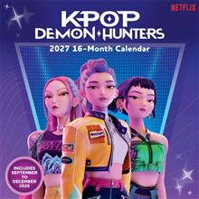 KPop Demon Hunters - Huntrix - 2027 Square Calendar