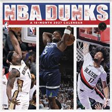NBA Dunks - 2027 Square Calendar