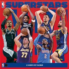 NBA Superstars - 2027 Square Calendar