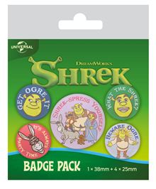 Shrek - Characters - Badge Mixed 5 Pack