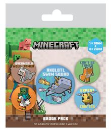 Minecraft - Animals - Badge Mixed 5 Pack