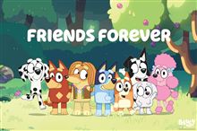 Bluey - Friends - Reg Poster
