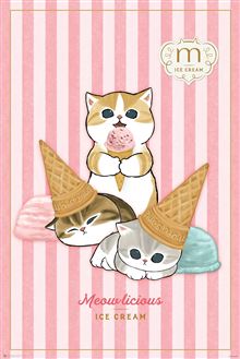 Mofusand - Ice Cream - Reg Poster