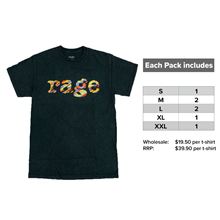 Rage - Logo - T-Shirt Mixed Size Pack 7