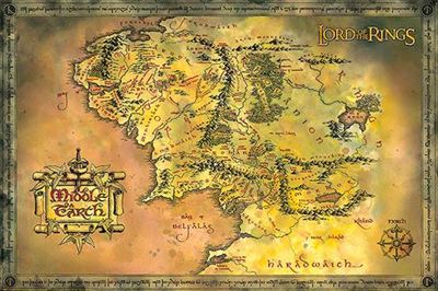 Lord Of The Rings - Map