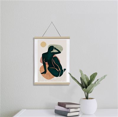 Wooden Hanger 81cm - Natural - Fits 60 x 80 Print